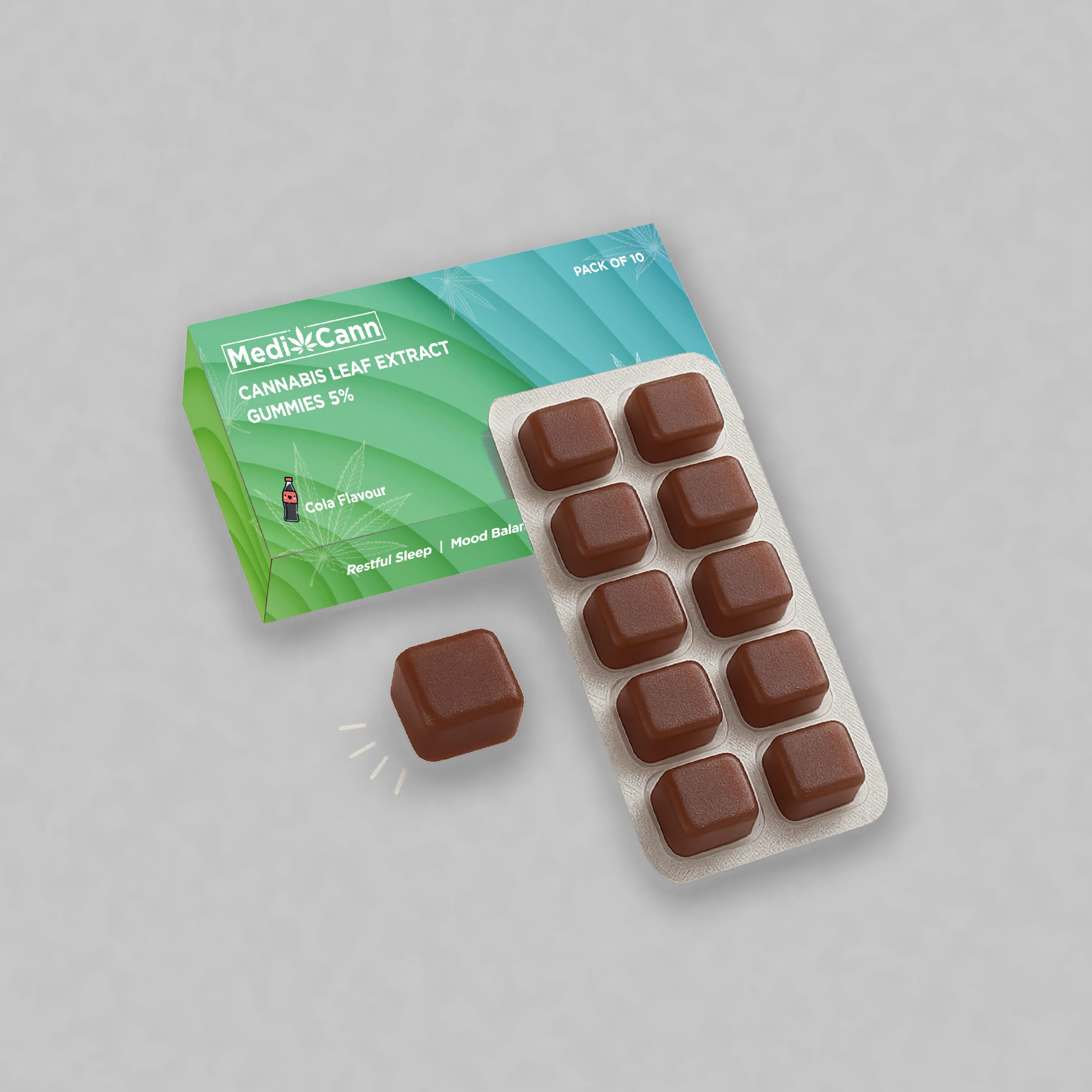 Medicann Cannabis Leaf Extract Gummies 135 mg