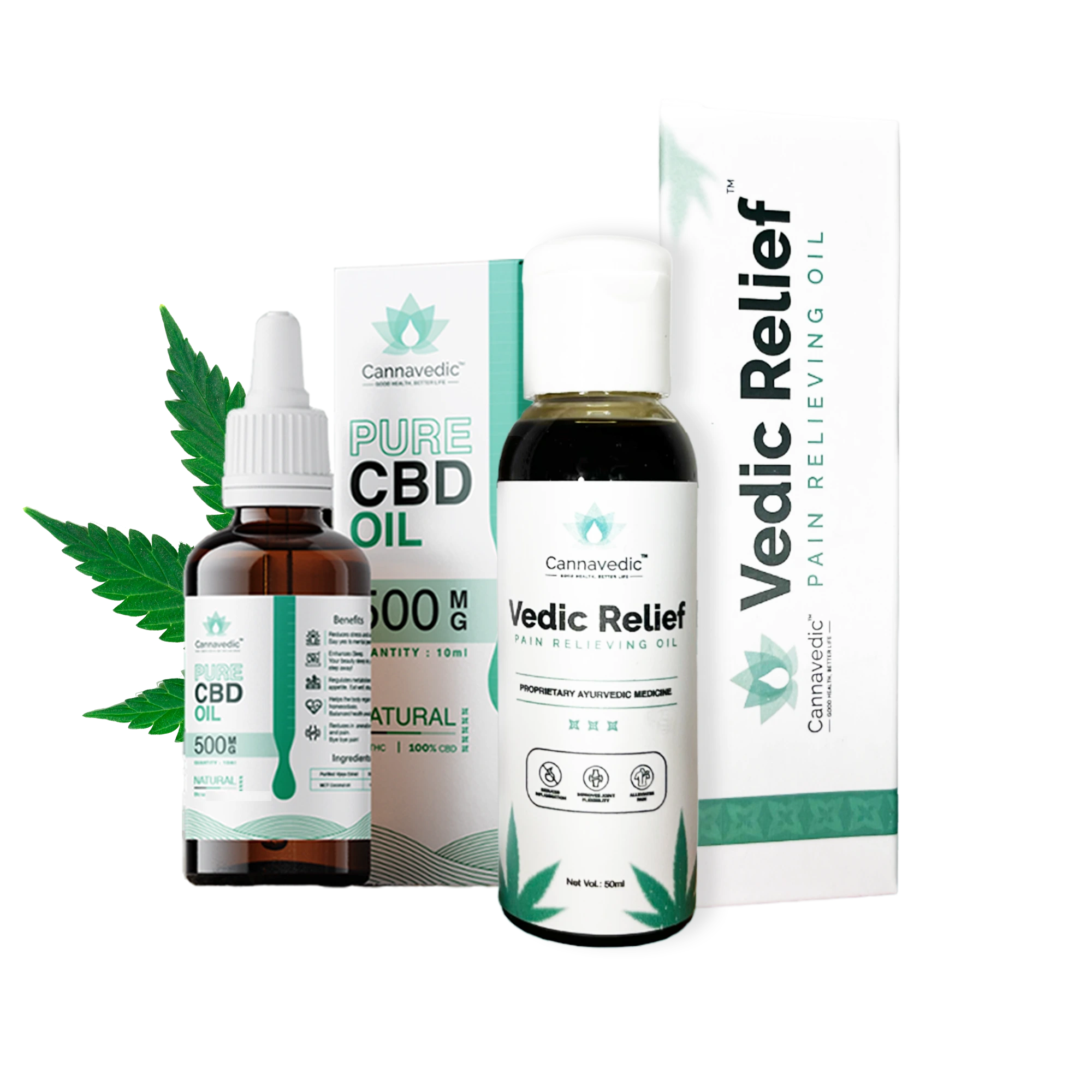 Cannavedic Pain Relief Combo 500mg - 50ml