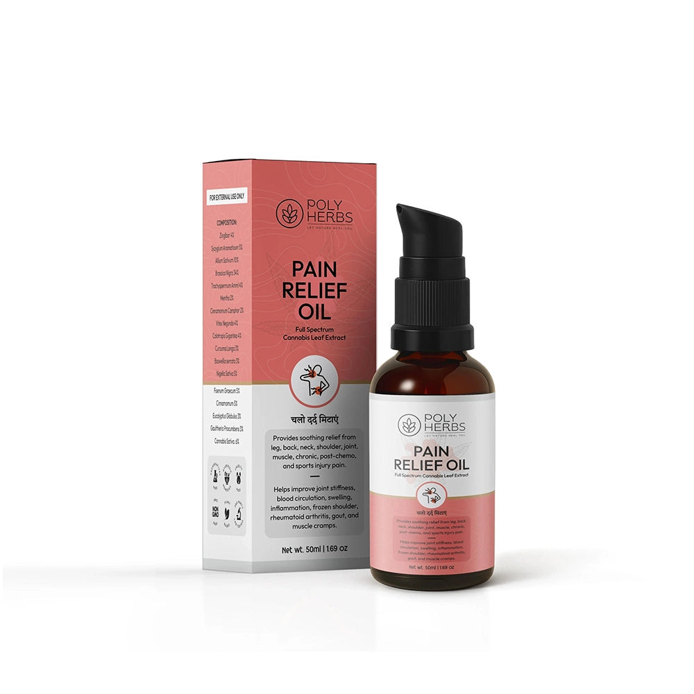 PolyHerbs Pain Relief Oil, 50ml