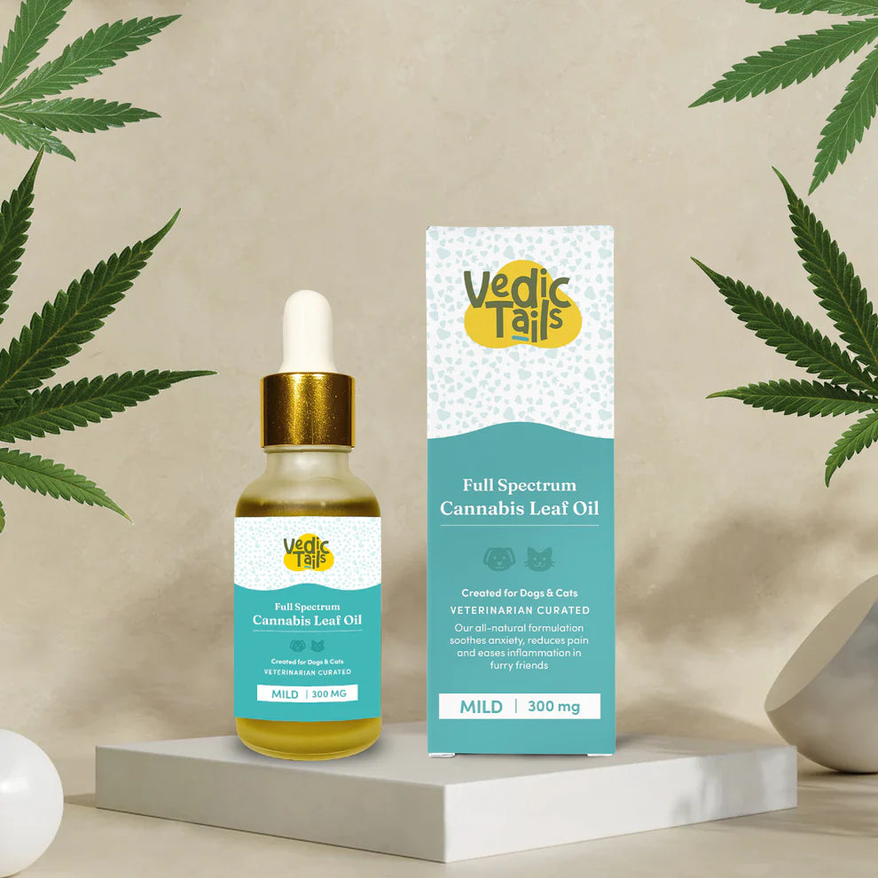 Vedic Tails Full Spectrum Cannabis leaf extract - Mild