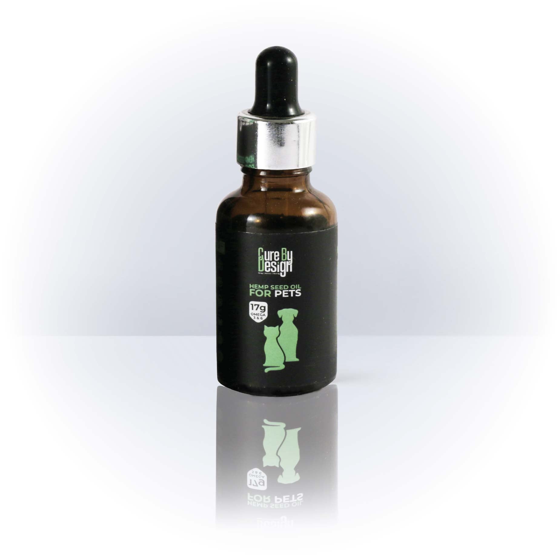 Cure By Design Hemp Seed Oil - Pets  30ml
