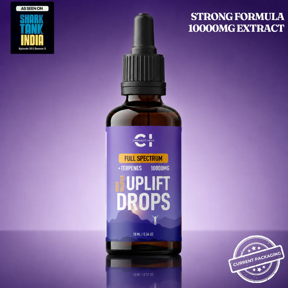 Cannazo India Uplift Drops: Strong Oil for Depression, Chronic Pain and Insomnia