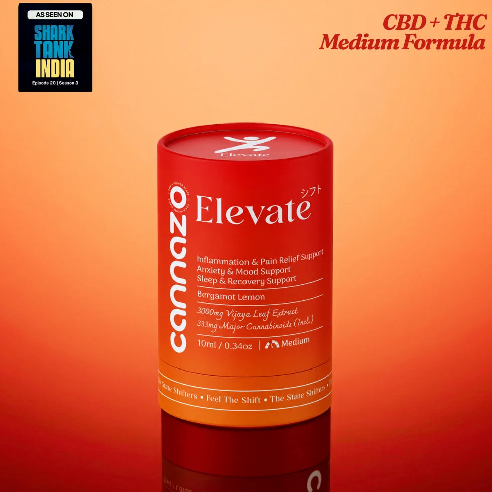 Cannazo India Elevate- Recovery CBD+THC Oil