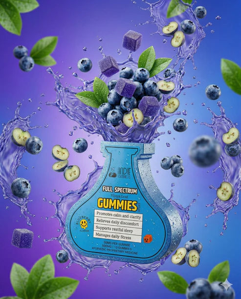 Indie Extracts  Full Spectrum | 10pc Gummies | Blueberry