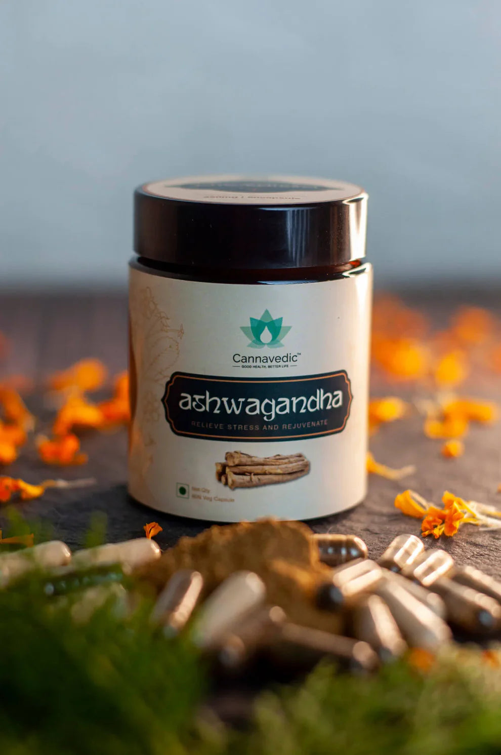 Cannavedic  Ashwagandha Capsules (60 capsules)
