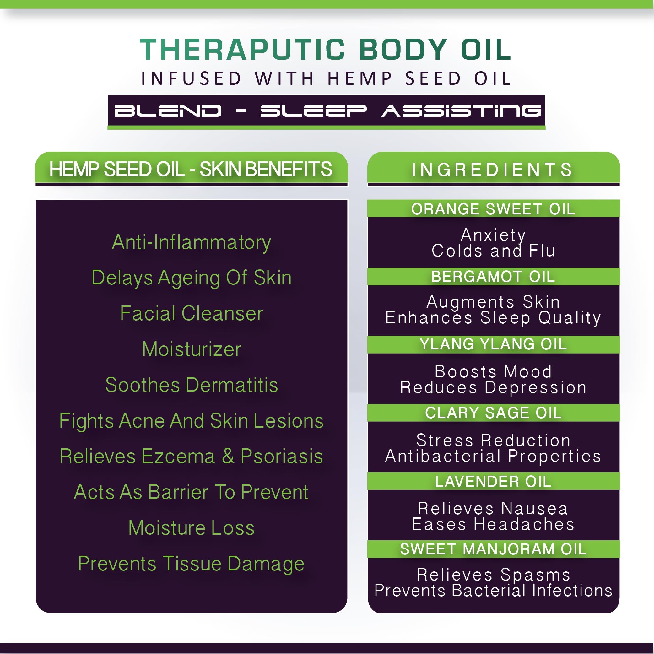 Ingredients Blend Sleep Assisting