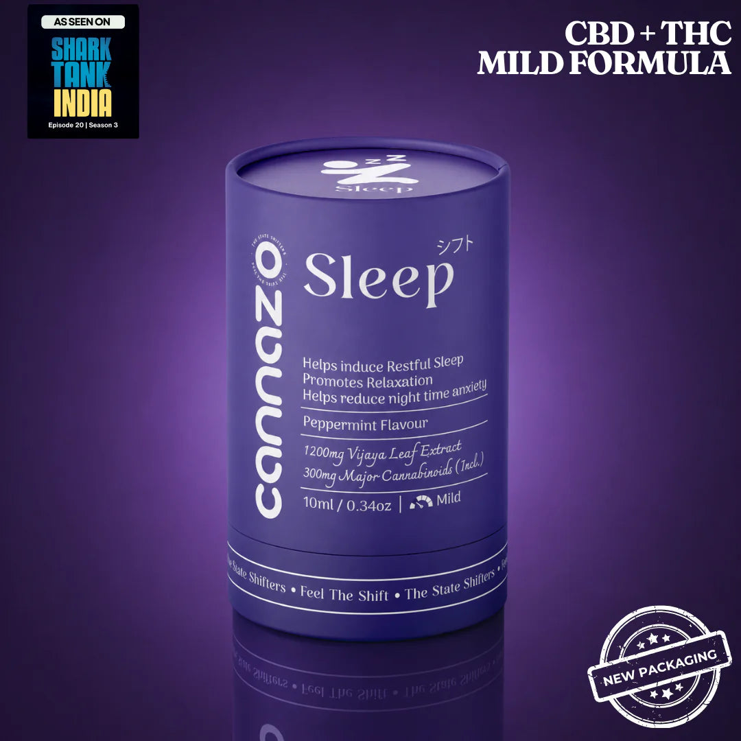 Cannazo India Brain Easer: Sleep - Ayurvedic Drops for Insomnia, Restlessness and Sleep Disorders