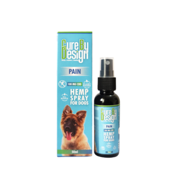 Cure By Design Hemp Spray for Pets – Pain