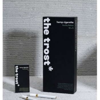 The Trost: Hemp Herbal Cigarettes -Earthy Rollen (10×5 Pack)