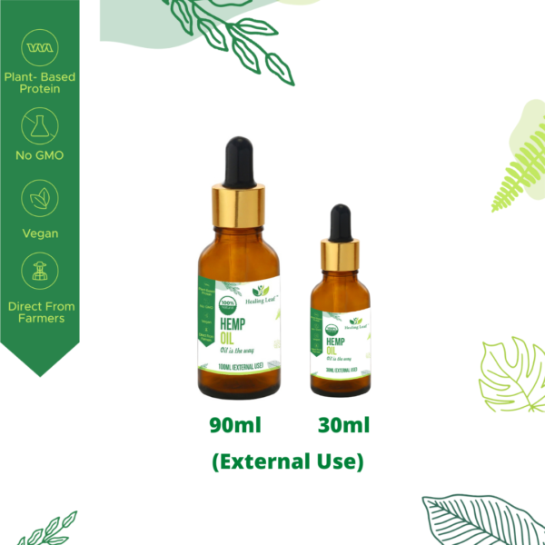 Healing Leaf Hemp Oil (External)