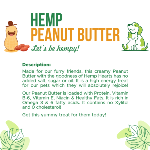 Hemp Peanut Butter Description