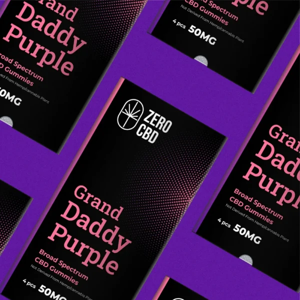 Broad Spectrum CBD Gummies - Grand Daddy Purple