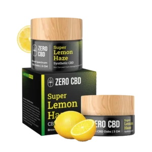 ZERO CBD: BROAD SPECTRUM CBD DABS - SUPER LEMON HAZE- 5 GRAMS